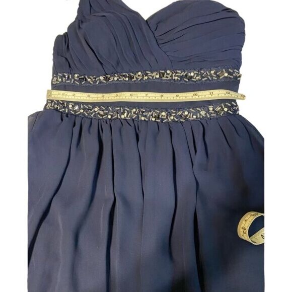 Jodi Kristopher navy dress junior 3 blue - Picture 8 of 12